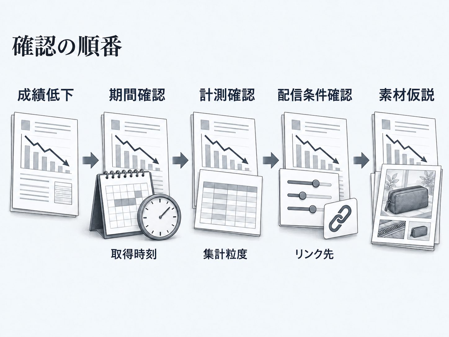 成績低下時は期間と計測を先にそろえる