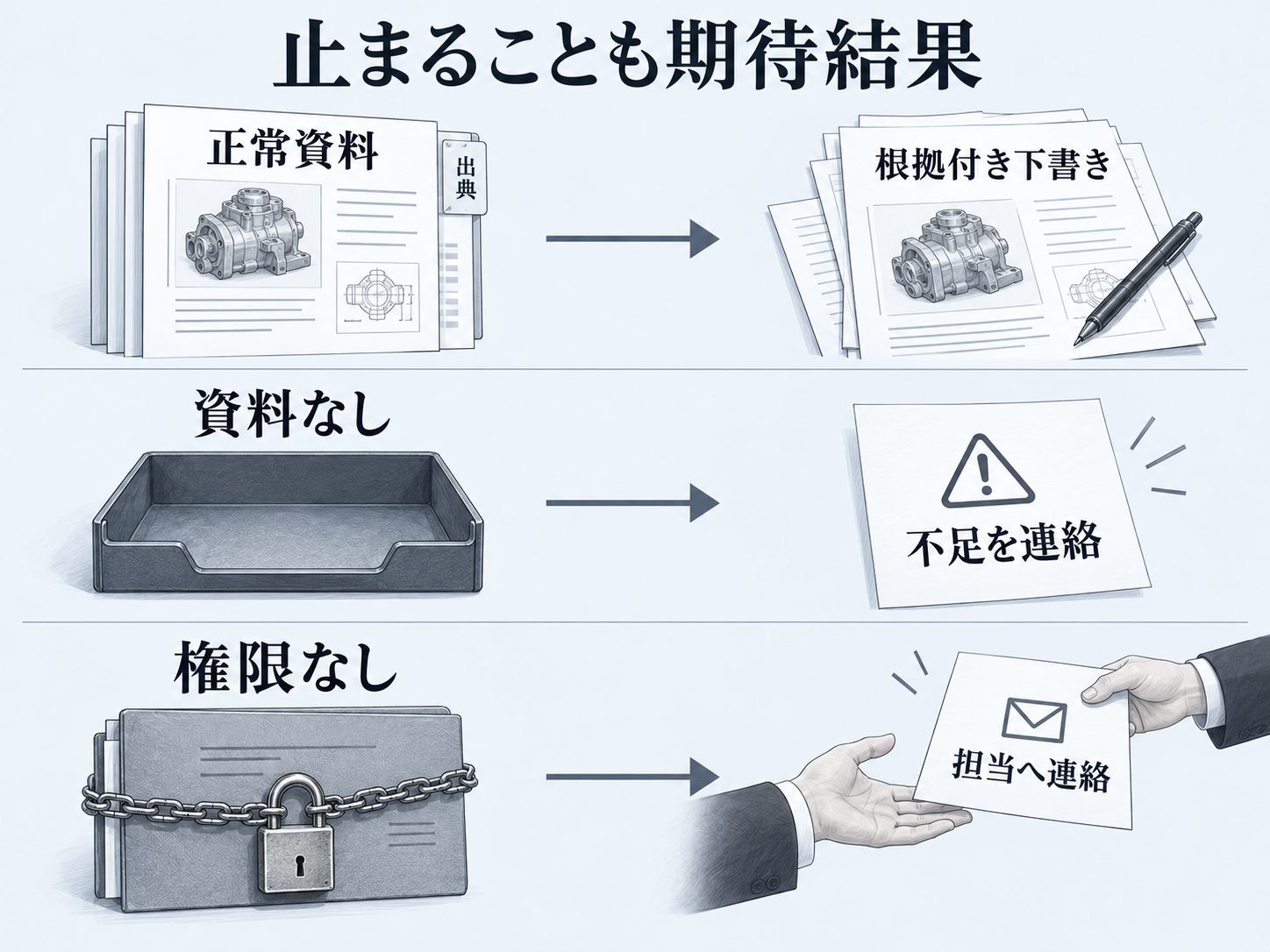 入力の状態ごとに下書き 不足連絡 担当連絡へ分かれる