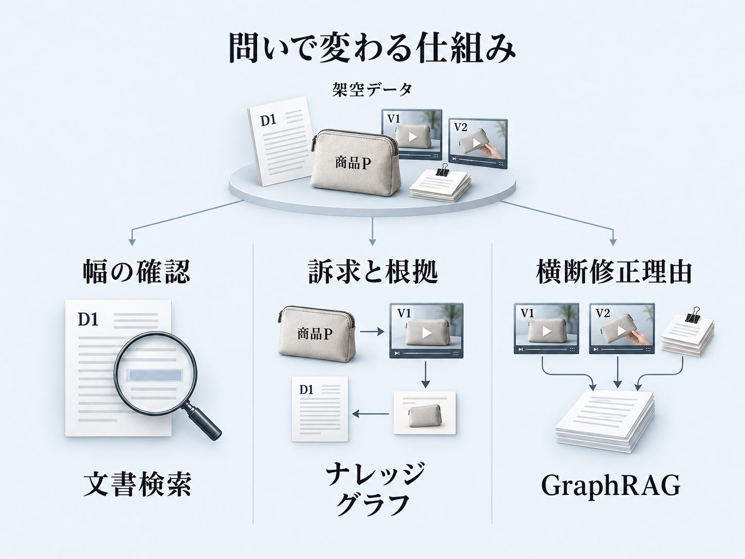 幅の確認と関係追跡と横断集約では必要な仕組みが変わる